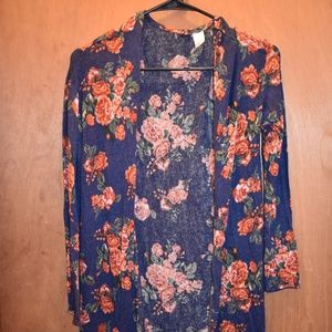H&M Floral Cardigan